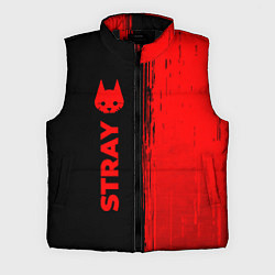 Мужской жилет Stray - red gradient по-вертикали, цвет: 3D-черный