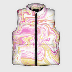 Мужской жилет Абстракция мраморный фон, цвет: 3D-черный