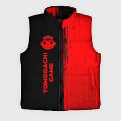 Мужской жилет Tomodachi Game - red gradient по-вертикали, цвет: 3D-черный