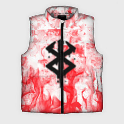 Мужской жилет Берсерк лого в огне, цвет: 3D-светло-серый