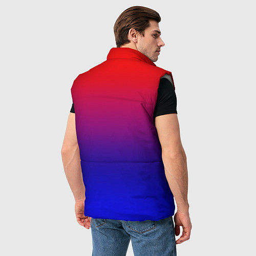 Мужской жилет Битва градиентов / 3D-Светло-серый – фото 4