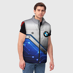 Мужской жилет BMW geometry nano, цвет: 3D-красный — фото 2