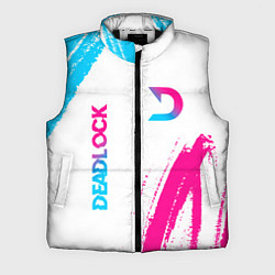 Мужской жилет Deadlock neon gradient style вертикально, цвет: 3D-черный