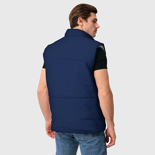 Мужской жилет Sporty lifestyle эмблема / 3D-Светло-серый – фото 4