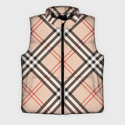 Мужской жилет Стильная клетка - шотландка, крупно, цвет: 3D-черный
