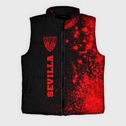 Мужской жилет Sevilla - red gradient по-вертикали, цвет: 3D-черный