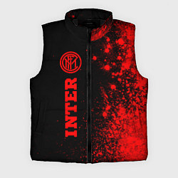 Мужской жилет Inter - red gradient по-вертикали, цвет: 3D-черный