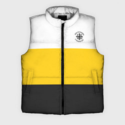 Мужской жилет Мы русские с нами Бог НИКА 2 черная патриоты, цвет: 3D-светло-серый