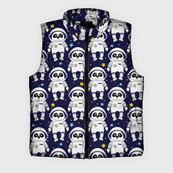 Мужской жилет Панда в космосе