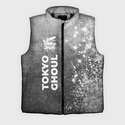 Мужской жилет Tokyo Ghoul - grey gradient по-вертикали, цвет: 3D-черный