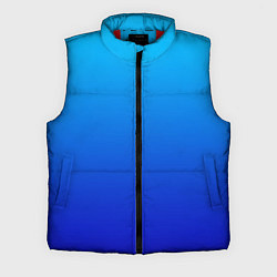 Мужской жилет Голубой градиент, цвет: 3D-красный