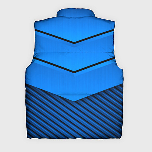 Мужской жилет BMW geometry blue / 3D-Светло-серый – фото 2
