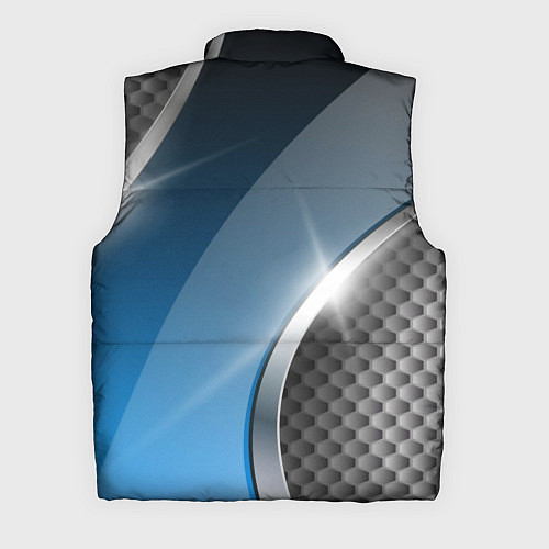 Мужской жилет Tesla carbon steel / 3D-Светло-серый – фото 2