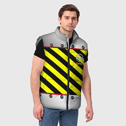 Мужской жилет Opel линии, цвет: 3D-светло-серый — фото 2
