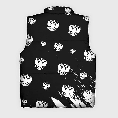 Мужской жилет Герб РФ паттерн / 3D-Светло-серый – фото 2