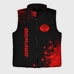 Мужской жилет Daewoo - red gradient вертикально, цвет: 3D-черный