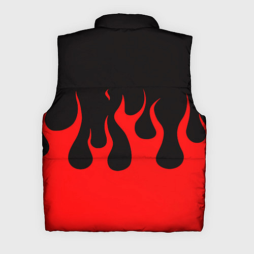Мужской жилет Linkin park logo fire / 3D-Светло-серый – фото 2