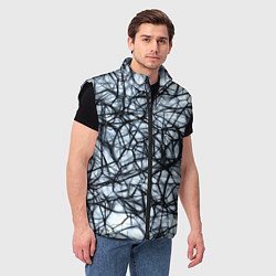 Мужской жилет Нервные окончания, цвет: 3D-черный — фото 2