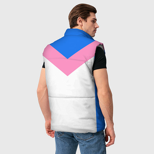Мужской жилет В стиле 90-х ретро спортивная / 3D-Светло-серый – фото 4
