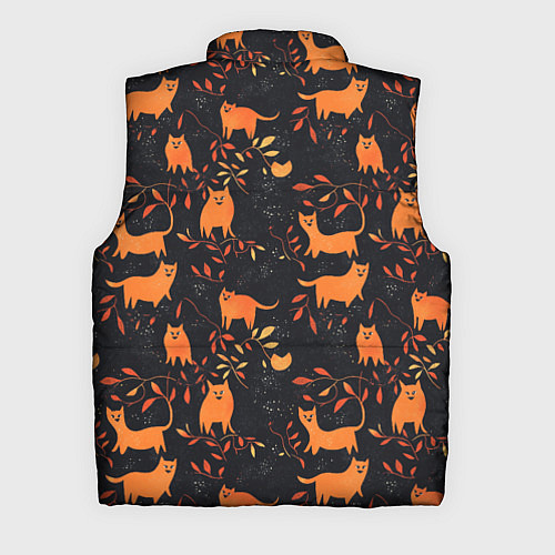 Мужской жилет Рыжие котики / 3D-Светло-серый – фото 2