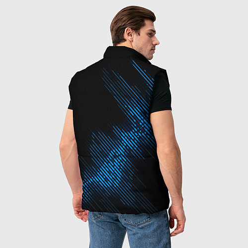 Мужской жилет Король и Шут звуковая волна / 3D-Черный – фото 4