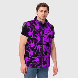 Мужской жилет Ъуъ съука mem pattern, цвет: 3D-светло-серый — фото 2