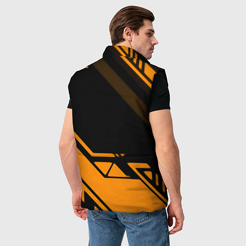 Мужской жилет Serious Sam geometry / 3D-Черный – фото 4