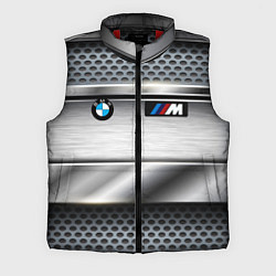 Мужской жилет BMW metal texture, цвет: 3D-красный