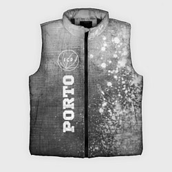 Мужской жилет Porto - grey gradient по-вертикали, цвет: 3D-черный