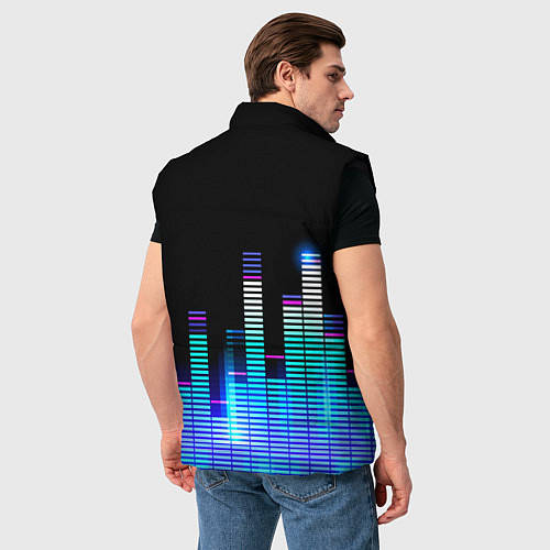 Мужской жилет Linkin Park 2024 эквалайзер / 3D-Черный – фото 4