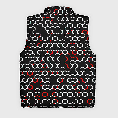 Мужской жилет Mercedes benz броня текстура / 3D-Светло-серый – фото 2