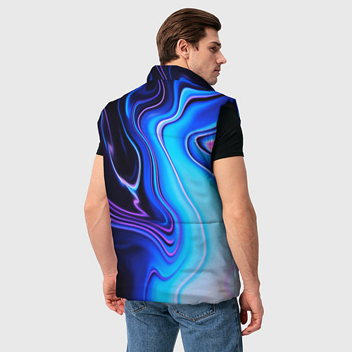 Мужской жилет Abrupt neon colors / 3D-Черный – фото 4