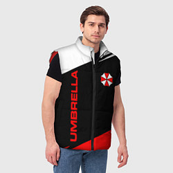 Мужской жилет Umbrella corporation - resident evil, цвет: 3D-красный — фото 2