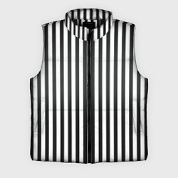 Мужской жилет Полоски - Битлджус, цвет: 3D-черный