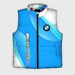 Мужской жилет BMW abstrac line steel, цвет: 3D-красный