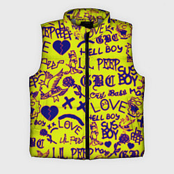 Мужской жилет Lil peep rap pattern, цвет: 3D-светло-серый