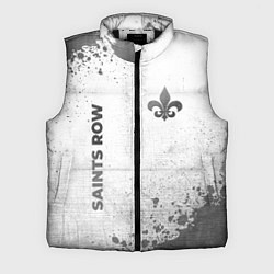Мужской жилет Saints Row - white gradient вертикально, цвет: 3D-черный