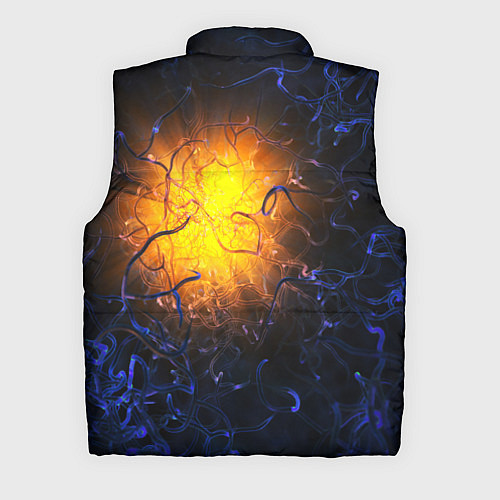 Мужской жилет Абстракция зарождение звезды / 3D-Светло-серый – фото 2