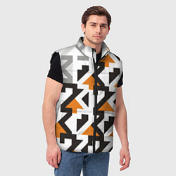 Мужской жилет Паттерн-23, цвет: 3D-черный — фото 2