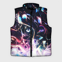 Мужской жилет Фрактальный узор текстура, цвет: 3D-светло-серый