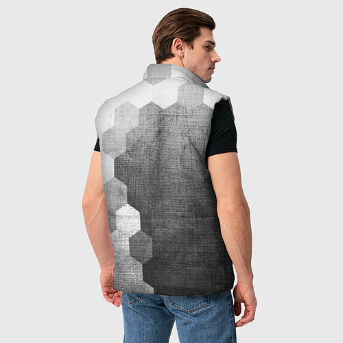 Мужской жилет Rust - grey gradient по-вертикали / 3D-Черный – фото 4