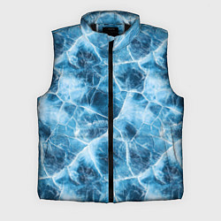 Мужской жилет Текстура льда, цвет: 3D-черный