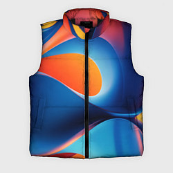 Мужской жилет Абстрактный геометрический градиент, цвет: 3D-черный
