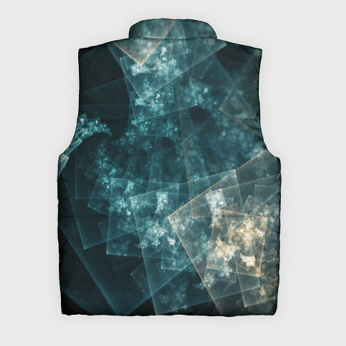 Мужской жилет Абстрактный космос геометрия / 3D-Светло-серый – фото 2