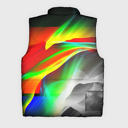 Мужской жилет Текстура краски / 3D-Светло-серый – фото 2