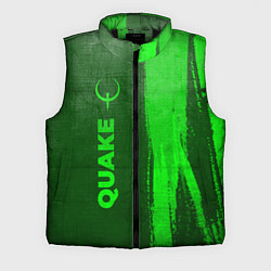 Мужской жилет Quake - green gradient по-вертикали