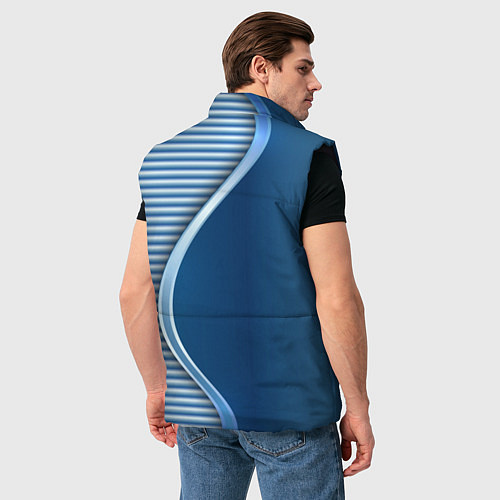 Мужской жилет BMW текстура / 3D-Черный – фото 4