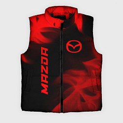 Мужской жилет Mazda - red gradient вертикально, цвет: 3D-черный