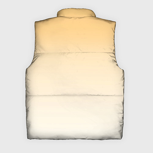 Мужской жилет Градиент желтый с цветами / 3D-Светло-серый – фото 2