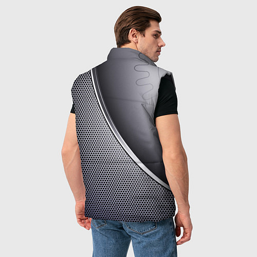 Мужской жилет BMW metalic auto metal / 3D-Черный – фото 4
